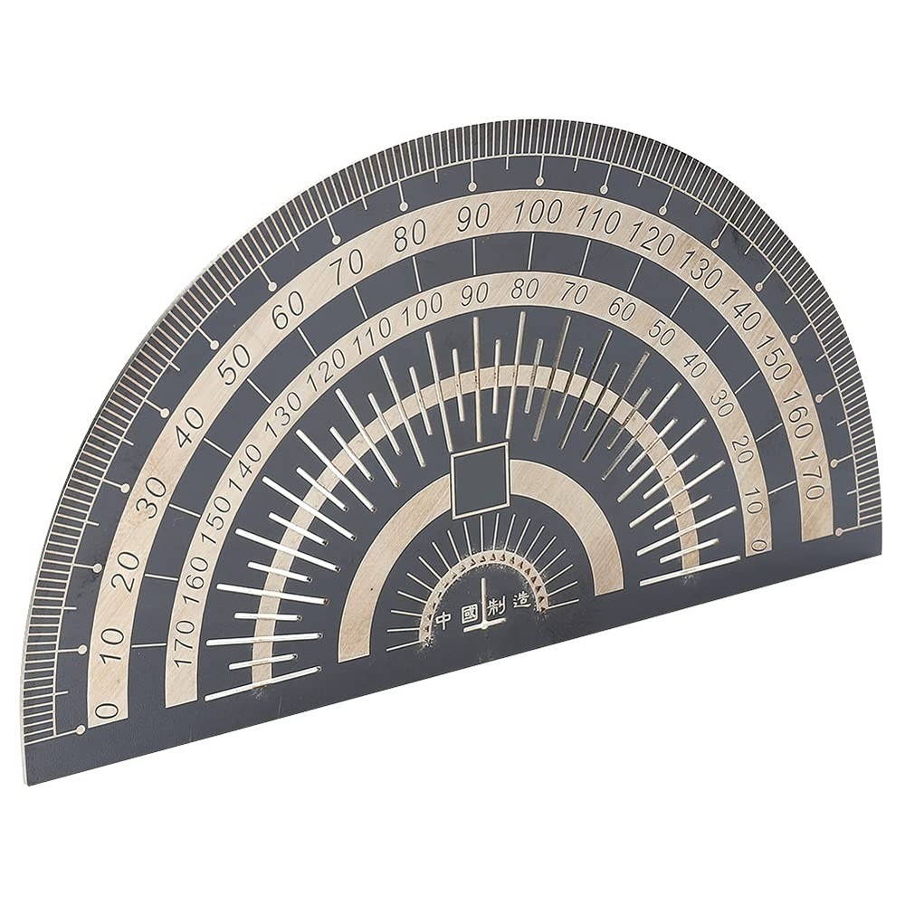 CYSFETENA Precision Marking Protractor, Stainless Steel Angle Protractor Find...
