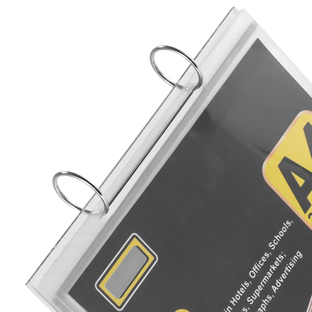 A4 Multi Sided Flip Display Card Labels Stand Removable Label 1236