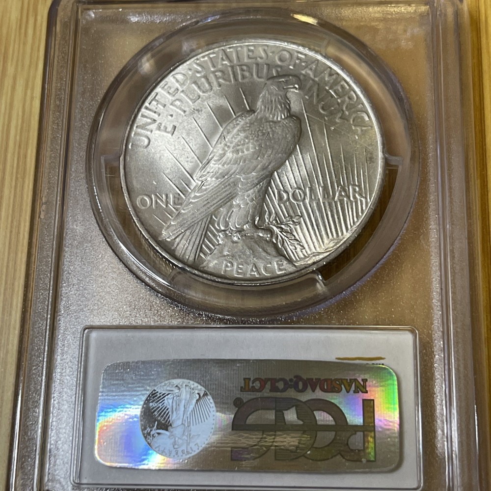 1922 Peace Silver Dollar, MS63 PCGS