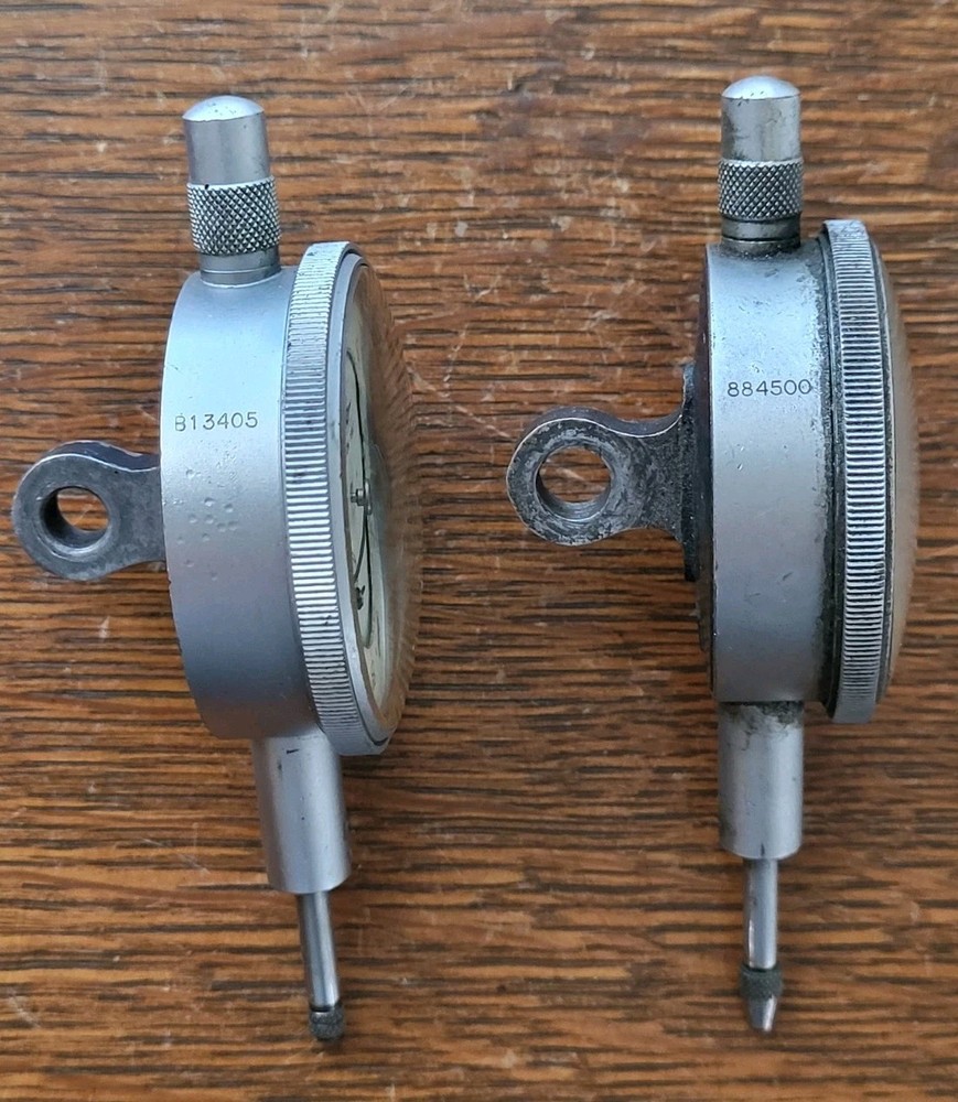(2) Fowler Precision Tools Dial Indicators .001" Machinist Tools