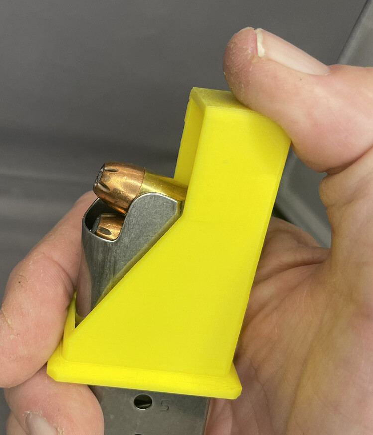 1911 Single Stack .45acp 45 acp .45 Magazine Speed Loader Speedloader -YELLOW