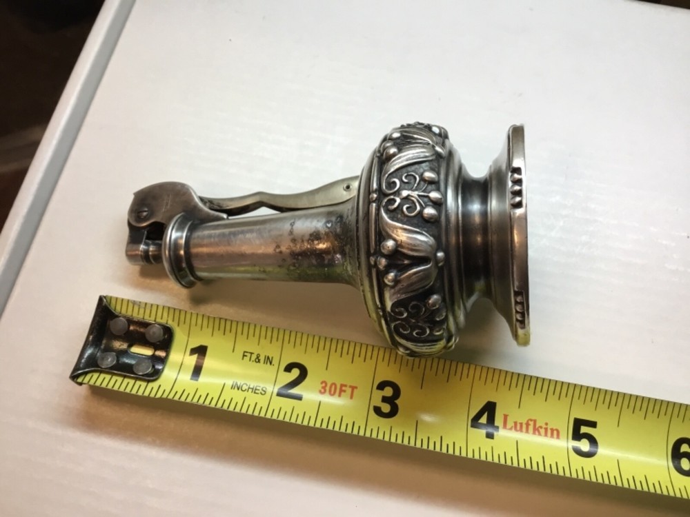 Vintage Ronson Decanter Silver Plated Table Lighter