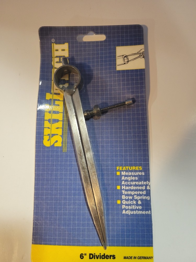 Skill Tech 6" Spring Caliper Divider Tool Germany