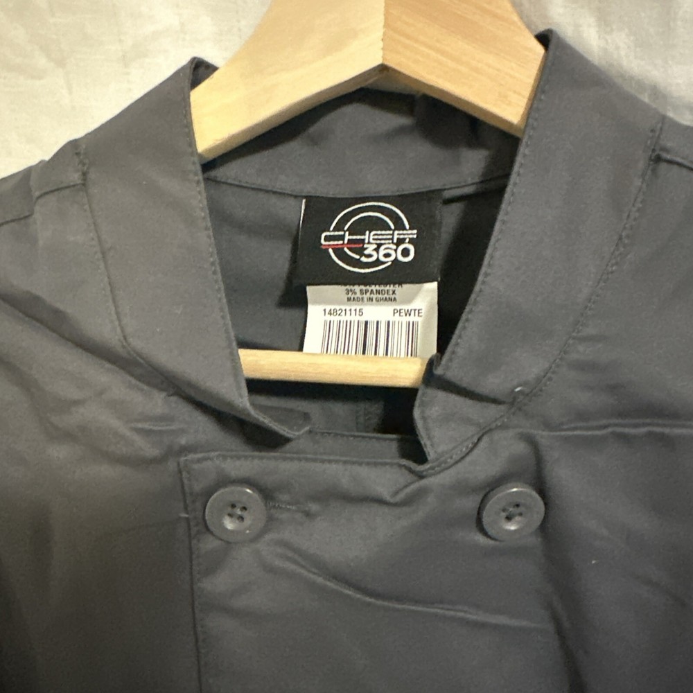 Chef 360 Pewter Chef Coat Size M