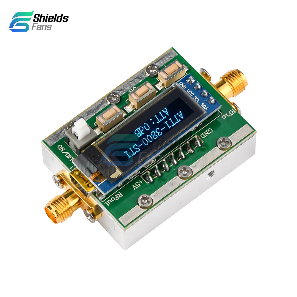 1MHZ-3800MHz Digital Programmable RF Attenuator Control 0-31dB Adjustable