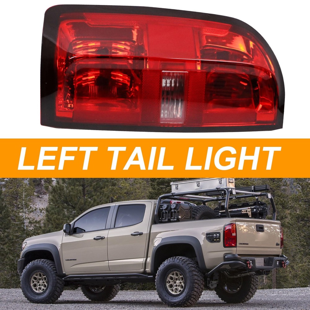 Tail Light Assembly Compatible With 2015-2022 Chevy red Left Driver Side