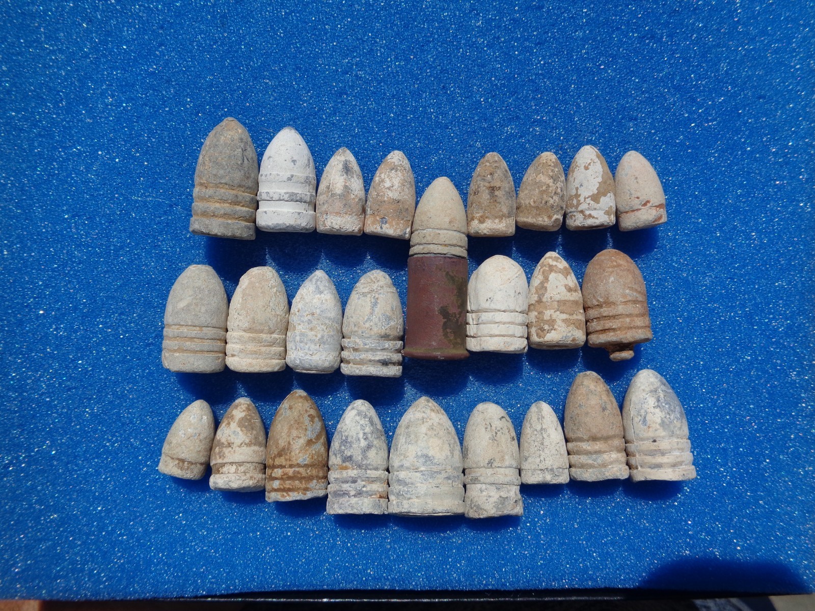 25 Civil War Confederate & Union Bullets recovered in North Georgia