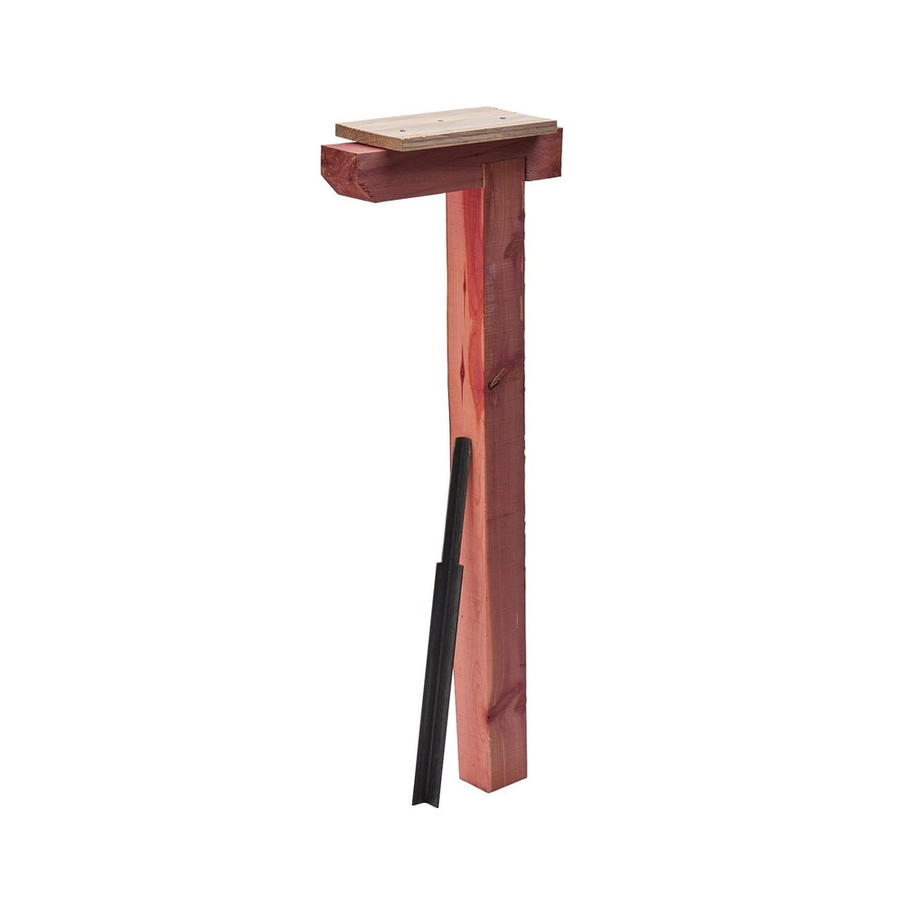 Architectural Mailboxes DPK000AM Drive-in Post, Aromatic Cedar, Easy Install