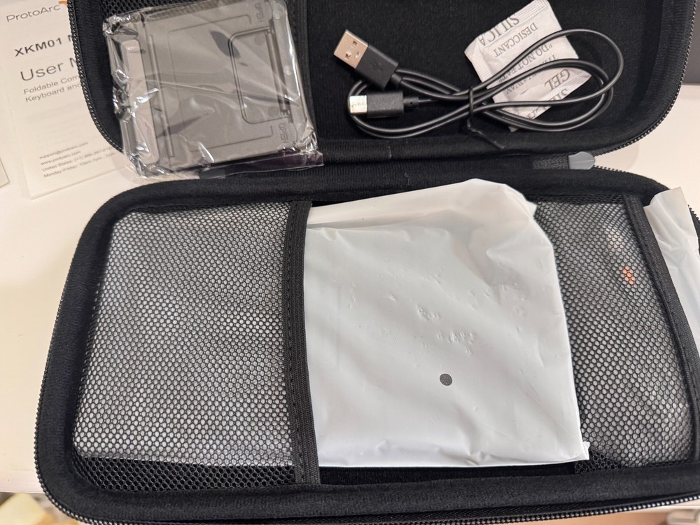 ProtoArc XKM01 Mini Foldable Bluetooth Keyboard Mouse Combo Open Box