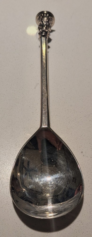 Elizabethan Seal Top Serving Spoon Circa 1593 By Gorham for Horizon Reproduction