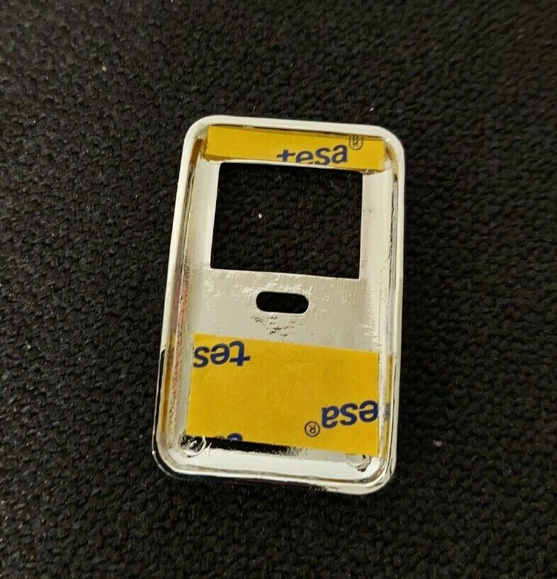 Volvo Chrome Plastic Rocker Switch Cover - Plain