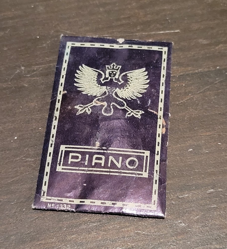 Gramophone phonograph needle packet Empty Piano