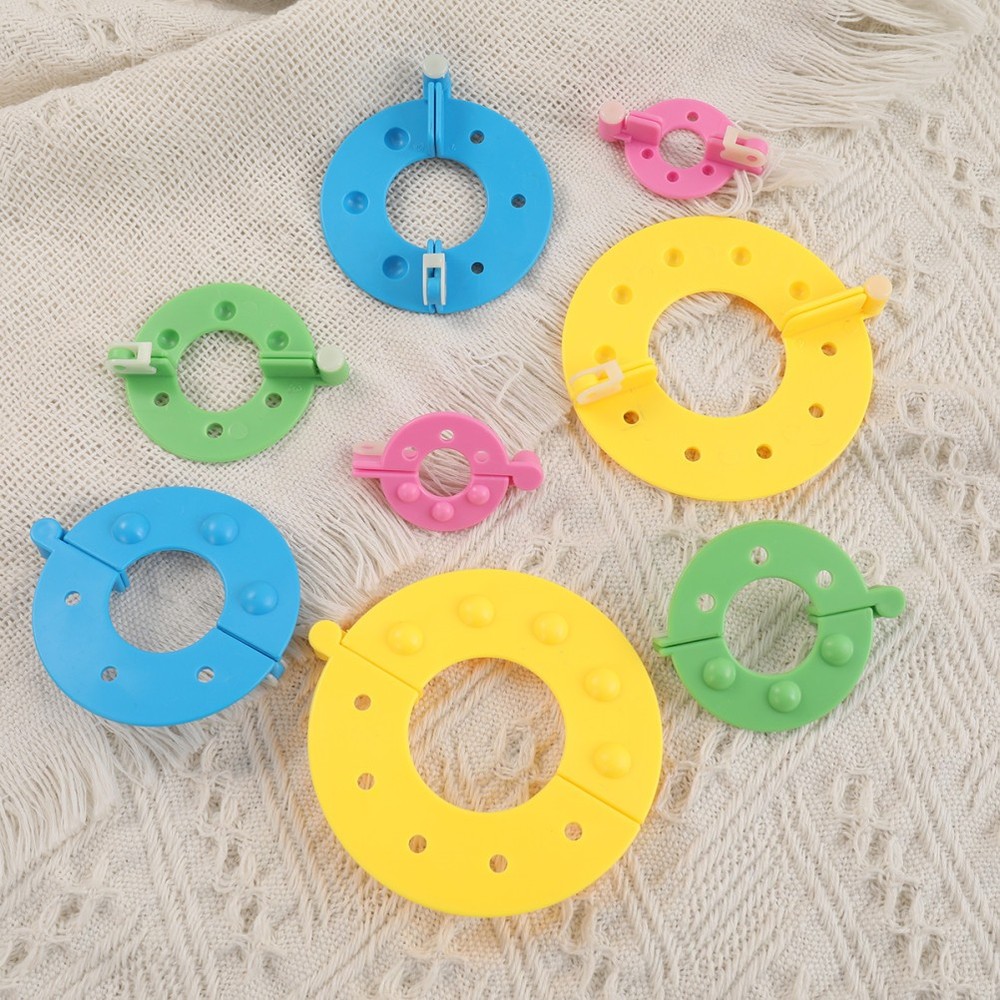 Needle Craft Pompom Set Knitting Maker Pompoms Fluff Ball Makers