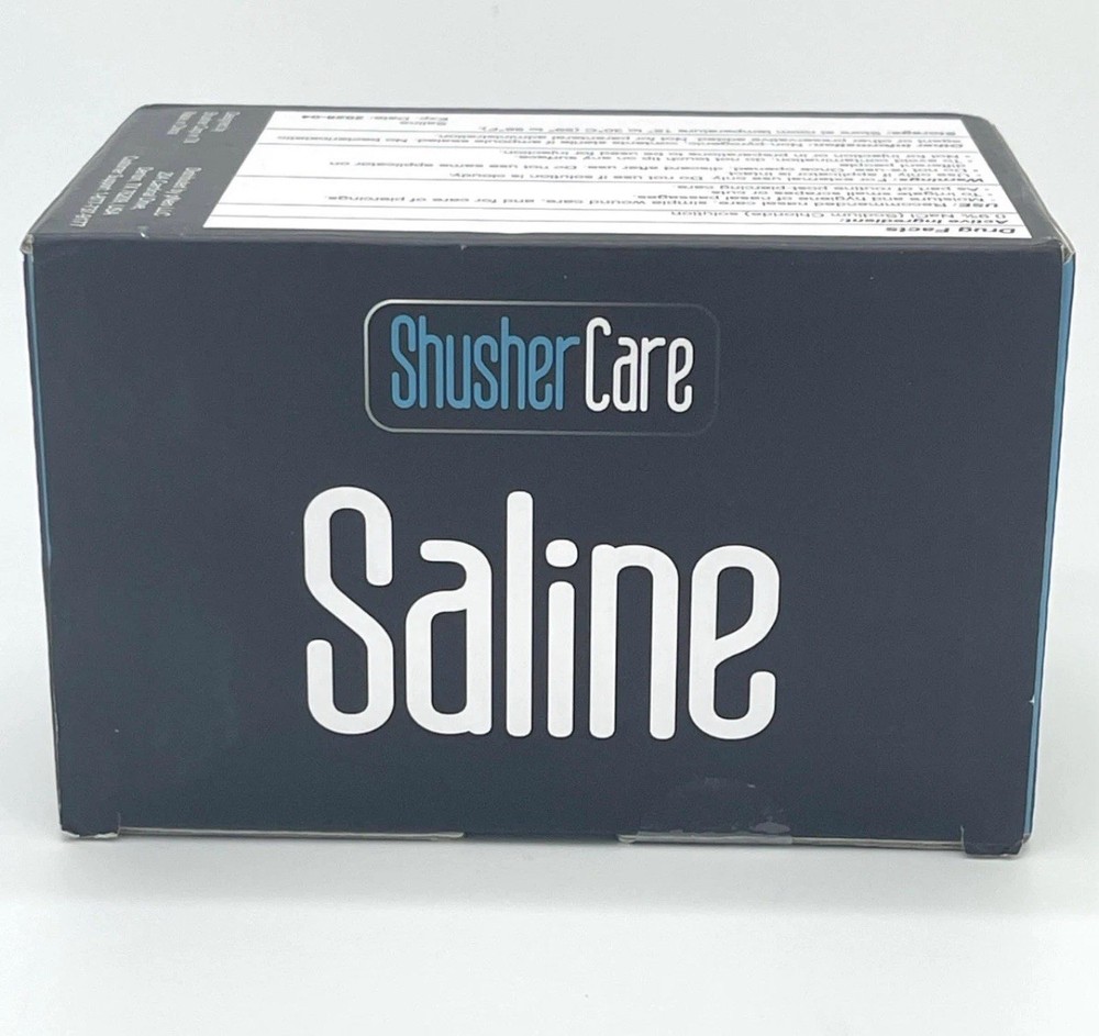 Shusher Care Saline Solution – 50 Ampoules Box - EXP: 04/2028