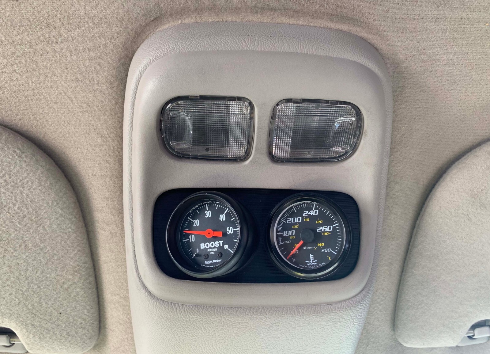 Ram 94-97 Map Light Double Gauge Pod Angled