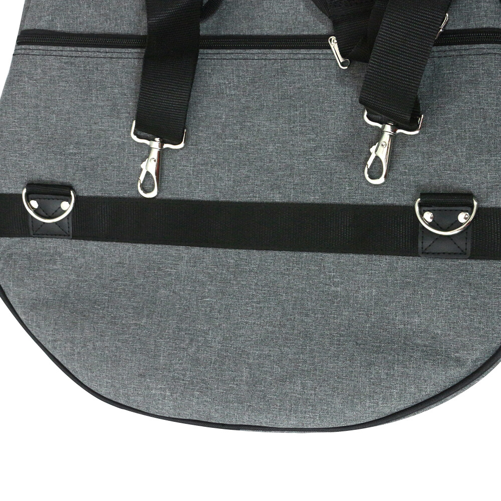 New 4/4 Full Size Gray Cello Bag with Multiple Pockets Strong Light Cello Case