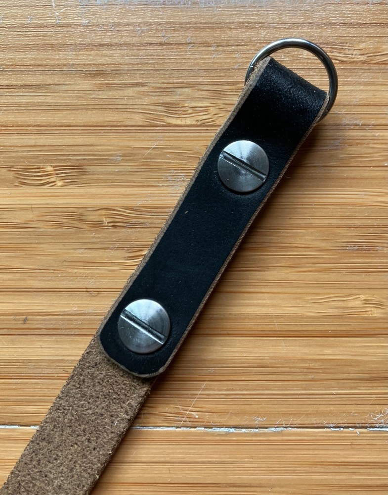Horween Chromexcel leather camera neck strap 37" new