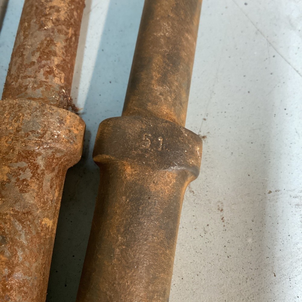 Four 8-1/2” Hammer Bits 2 Moil Point And 2 Flat Chisel