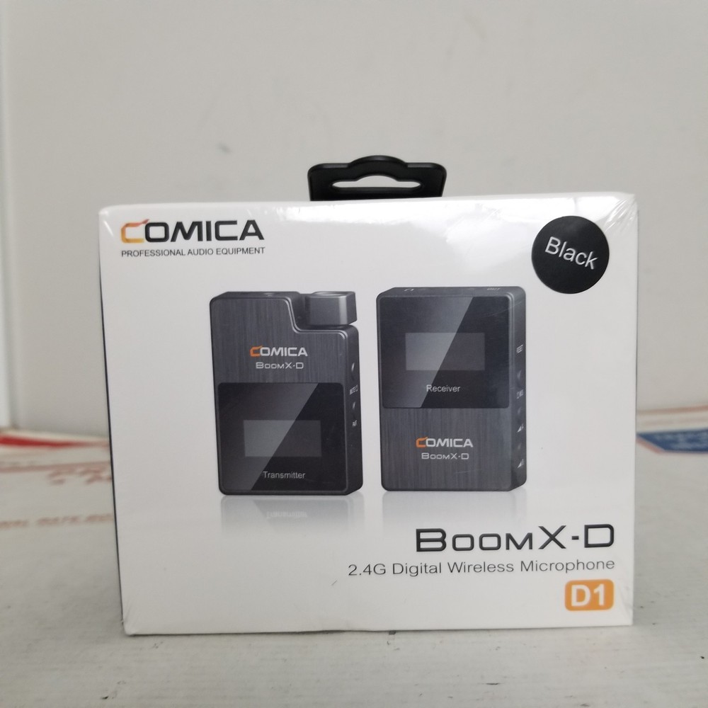 Comica Compact 2.4 GHz Digital Wireless Microphone System BoomX-D1 D1 Sealed NEW