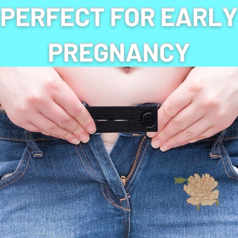 5pc Random Premium Elastic Waist Extenders - Adjustable Button Extender