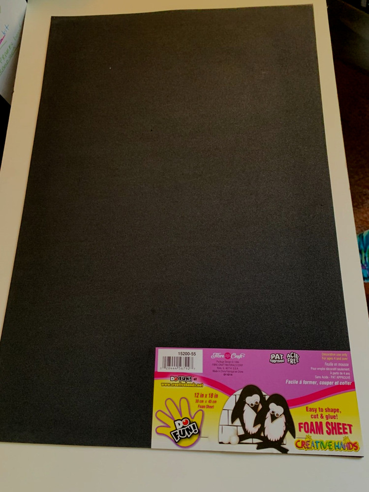 CRAFTS/ CREATIVE HANDS FOAM SHEETS/ 5 SHEETS/ NEW