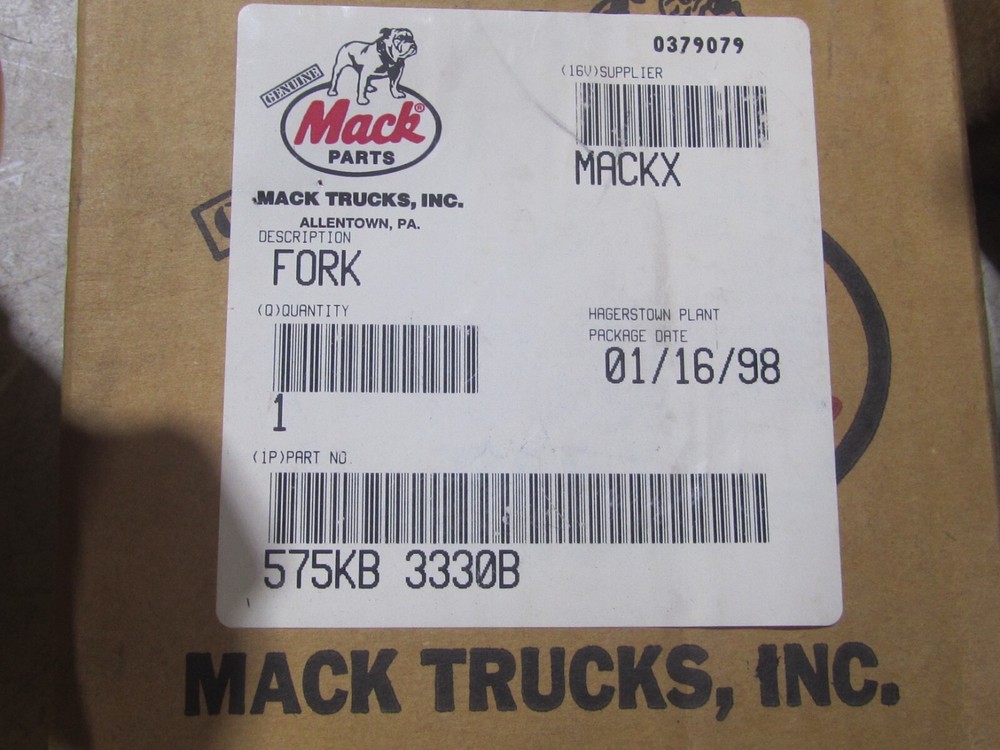 NEW GENUINE OEM MACK SHIFT FORK 575KB3330B