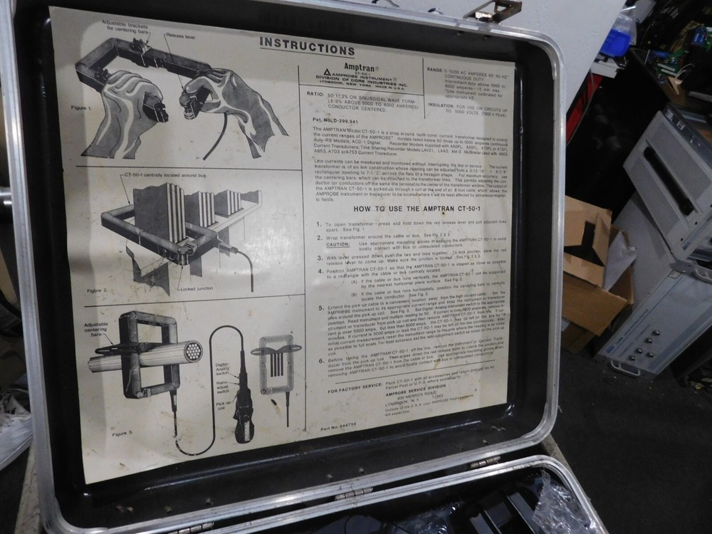 Amptran / Amprobe Instruments Model: CT-50-1 Current Transformer