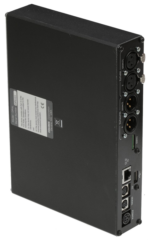 Comrex Opal Broadcast Digital Wideband Codec 2-Line Opus Audio Over IP Endpoint
