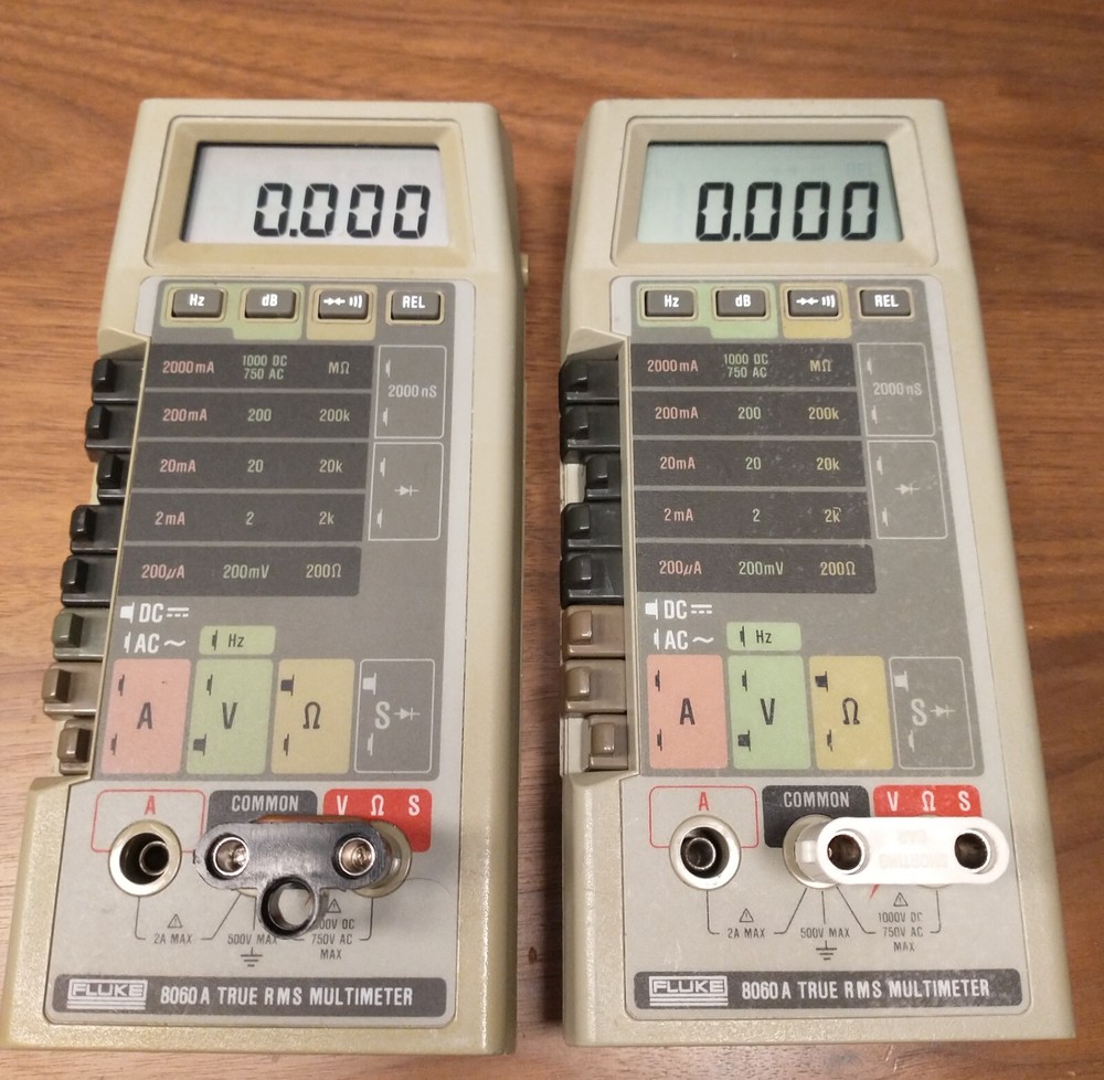 Fluke 8060A Replacement Display (custom designed, non-Fluke part)