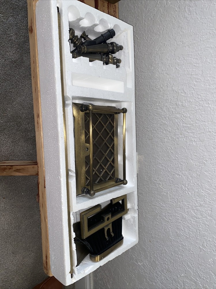 Vintage Brass Fireplace Tools