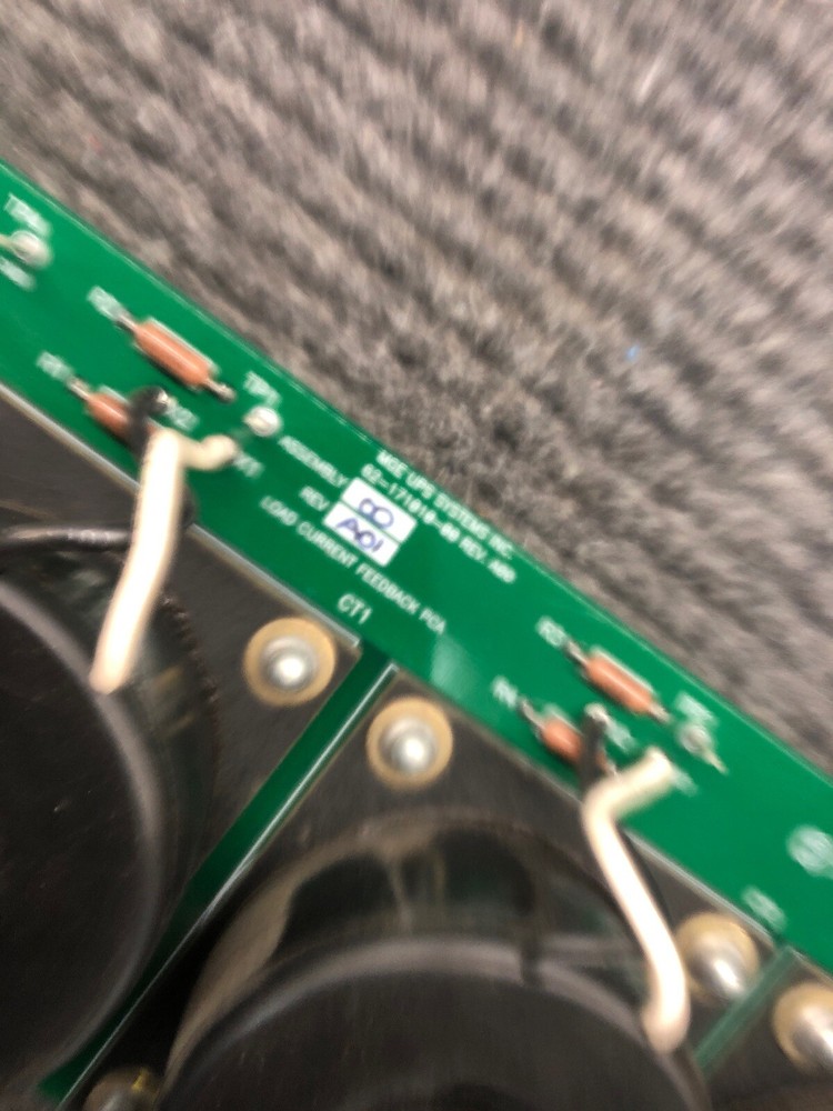 MGE UPS SYSTEMS LOAD CURRENT FEEDBACK PCA MODEL 62-171010-00 Current transformer