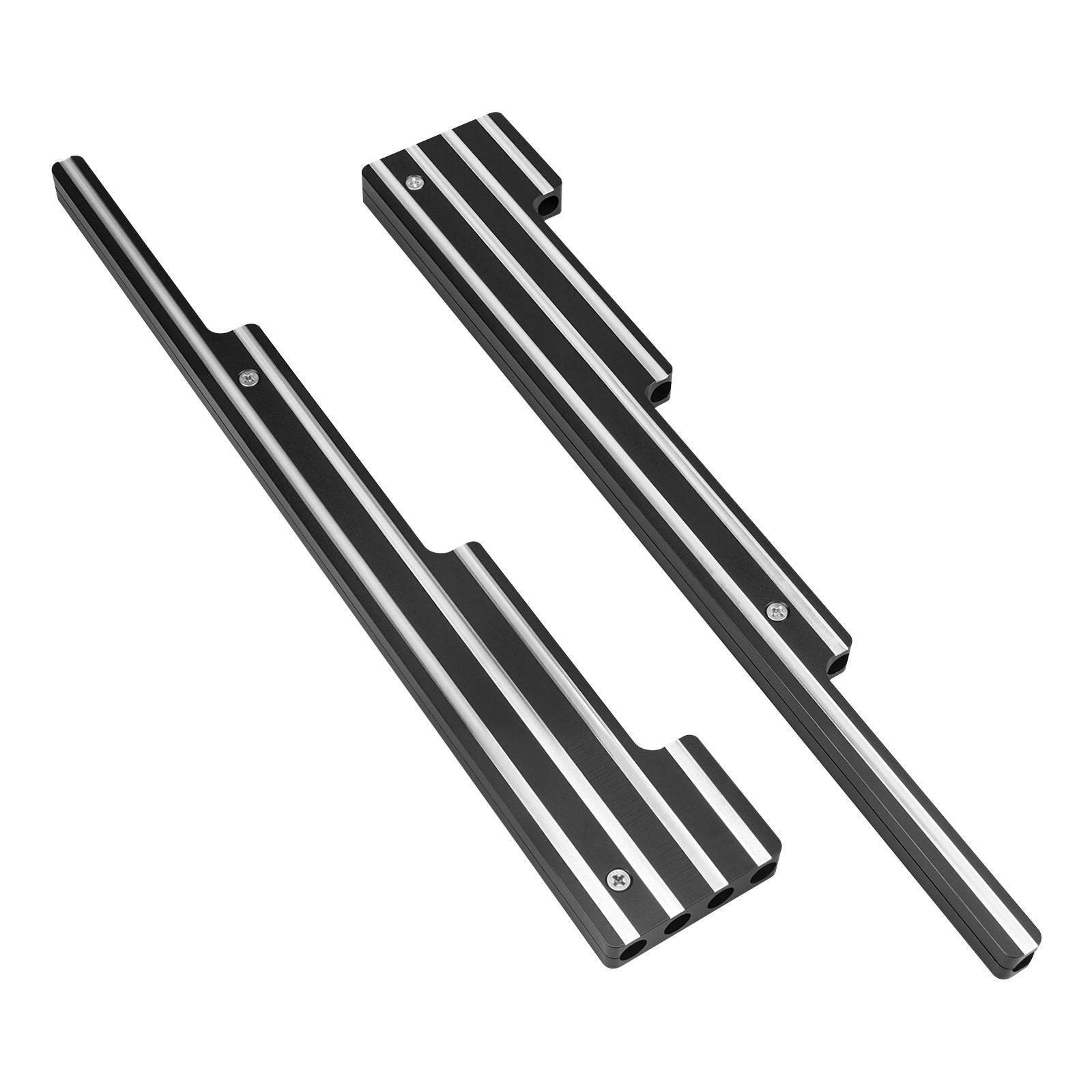 BEVINSEE Aluminum Spark Plug Wire Looms Holder Set For SBC BBC 302 350 454