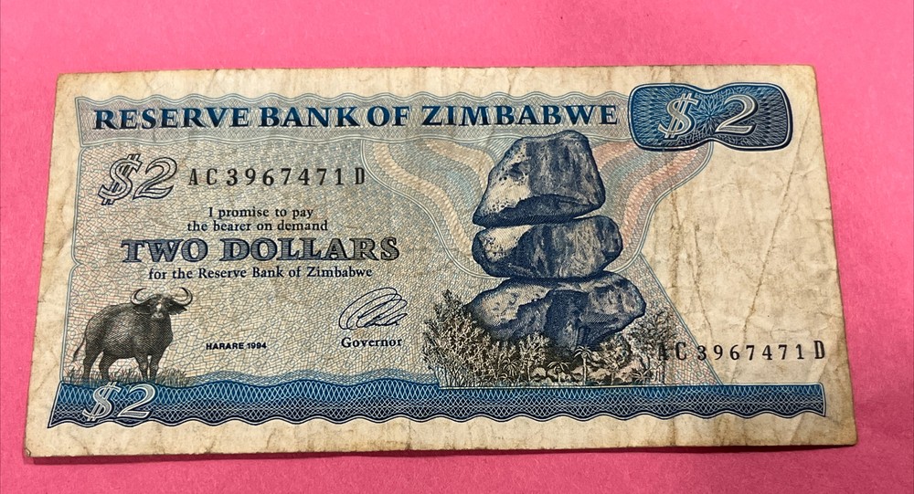 Zimbabwe  $10  1994 Circulated Banknote