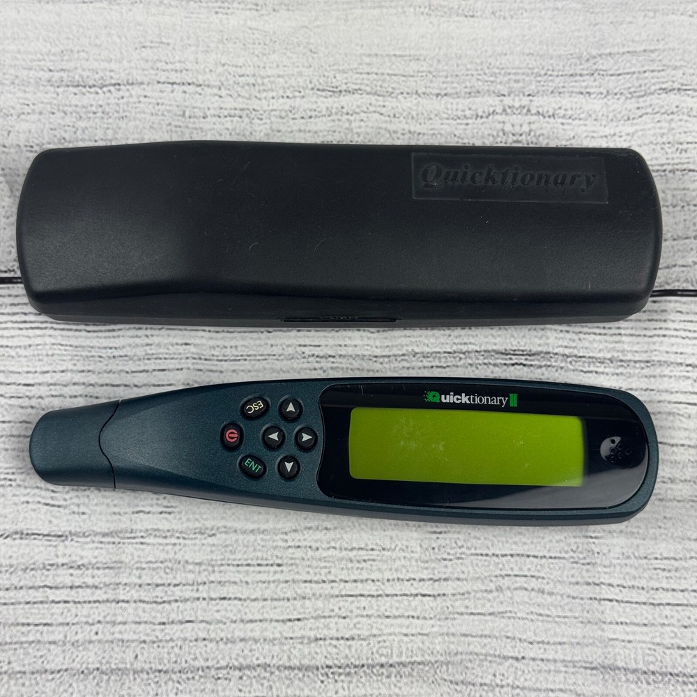 Wizcom Quicktionary English Dictionary Scanner Powers On Needs Reset