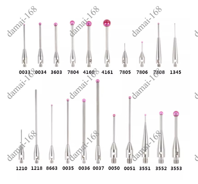 CMM Touch Probe M2/M3 Thread Probe Stylus Ruby Ball Tips