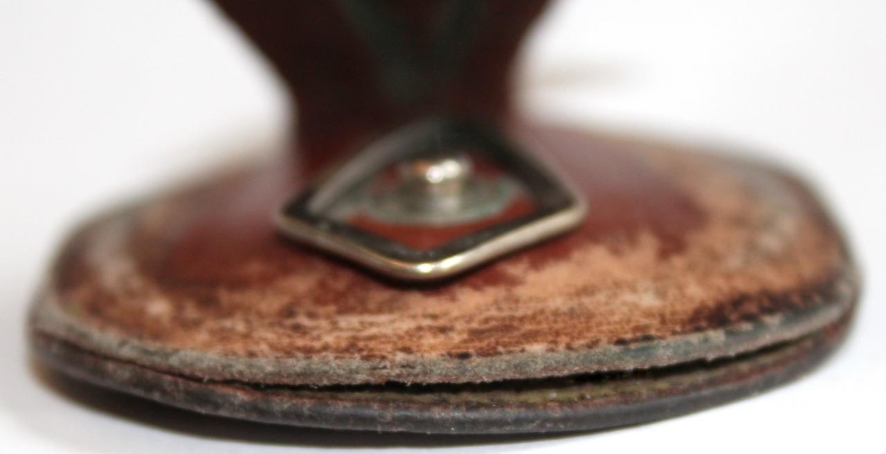 c.1920s Bausch & Lomb Folding Pocket Magnifier with Original Marked B&L Case