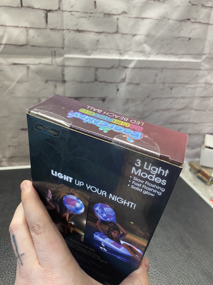 Pool Candy Illuminated LED Pool Beach Ball - NWT