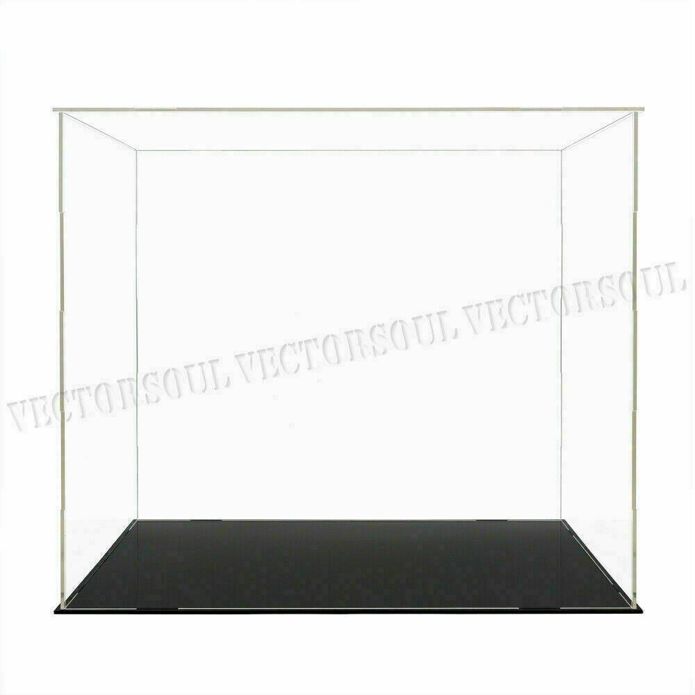 US Acrylic Plastic Display Box 40cm Large Case Self-Install Dustproof Figures