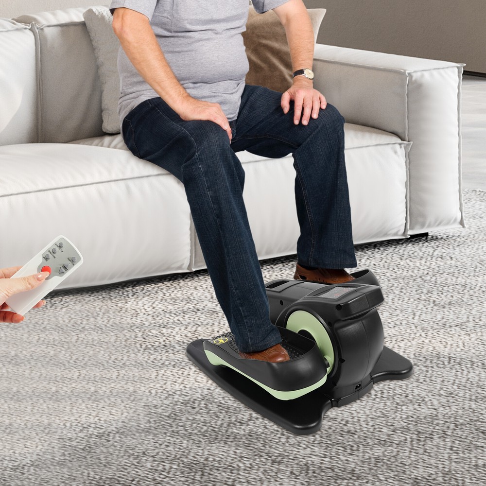 Floor Stand Pedal Exerciser Foot Pedal Exercise Machine with Remote Control