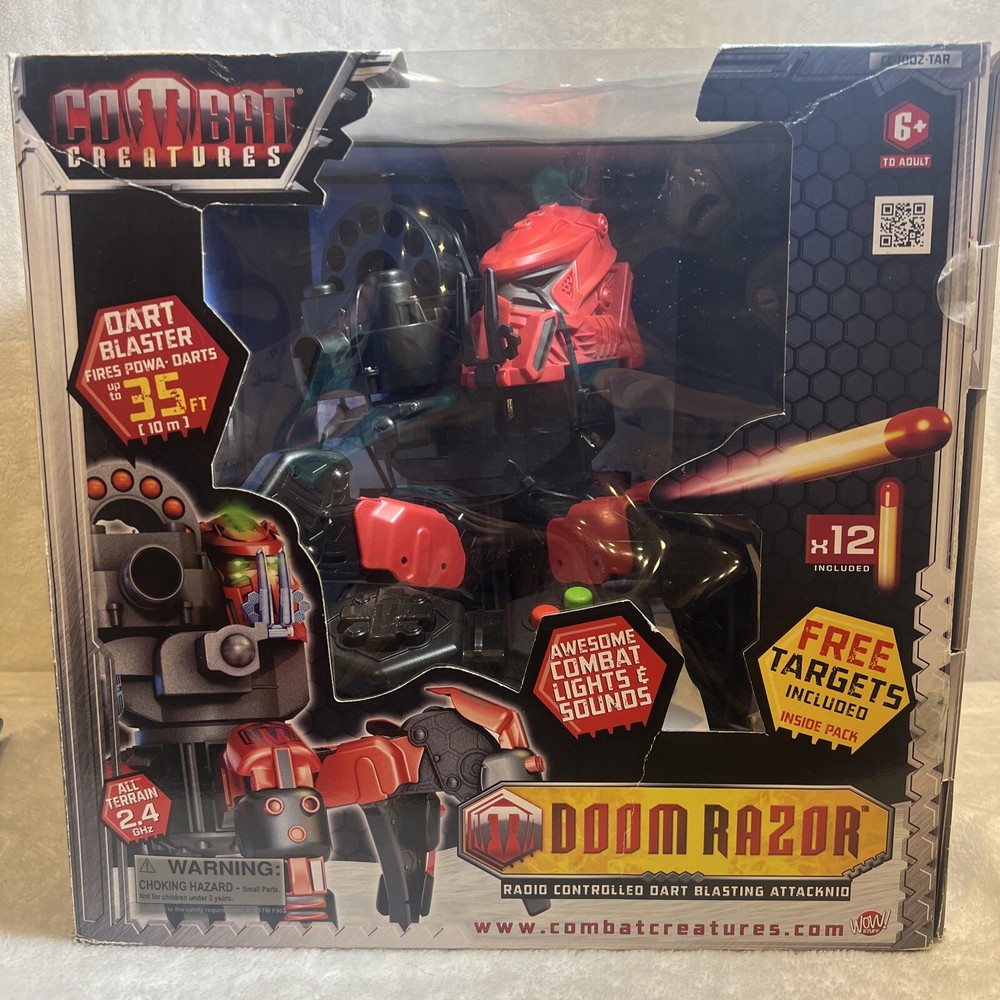 NEW DOOM RAZOR R/C  Blazter Robot Combat Creature REMOTE CONTROL. Opened Box.