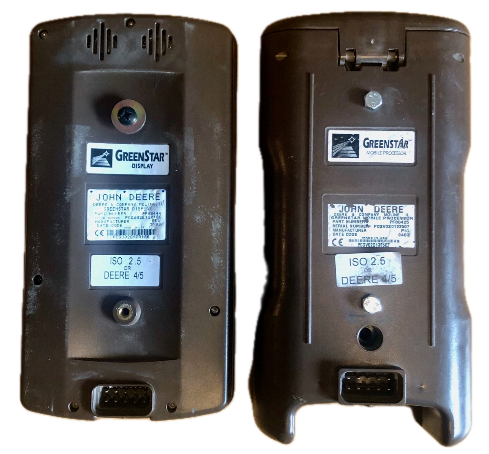 JD BrownBox GreenStar Display PF80444 & Mobile Processor PF80425 READ DECRIPTION