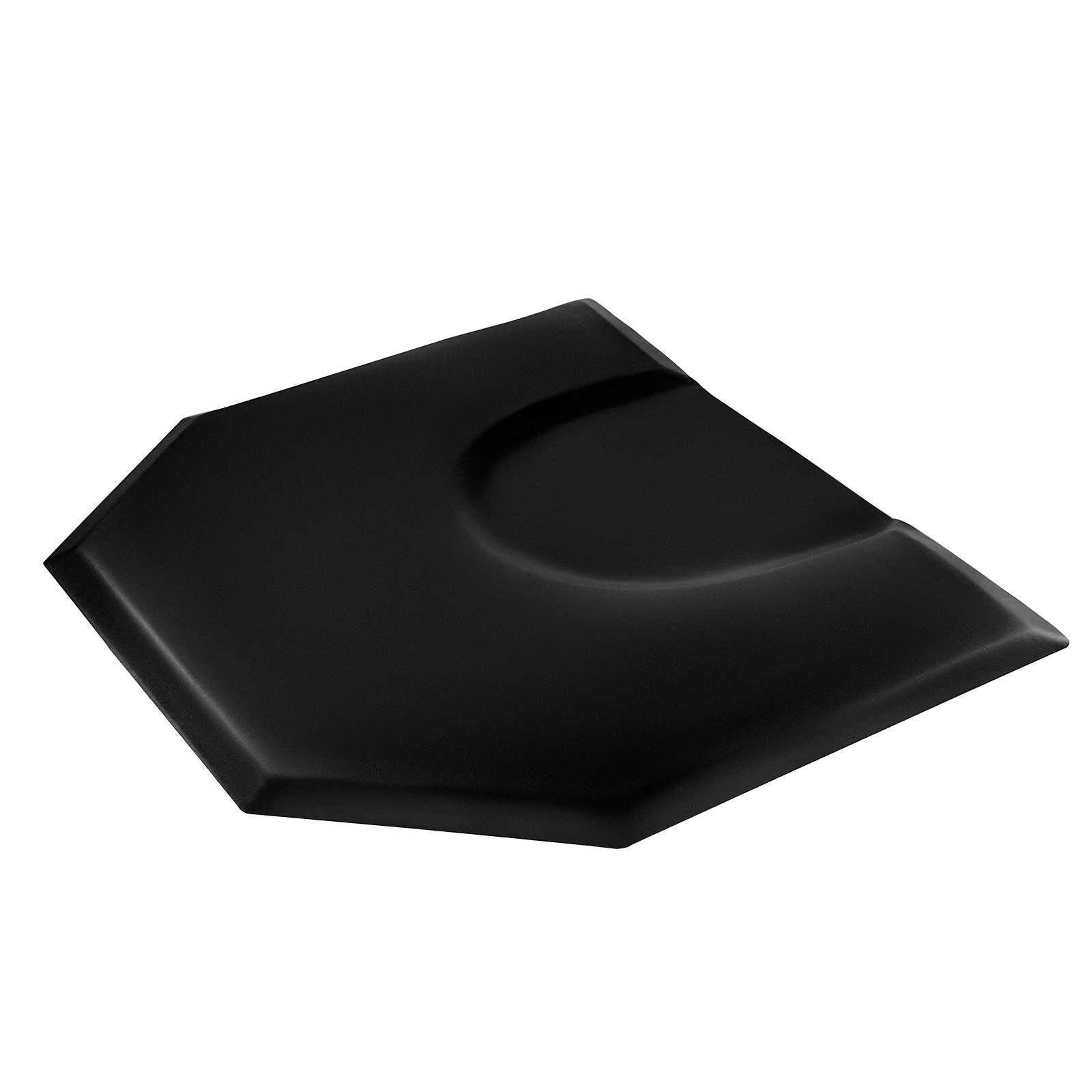 Salon Mat for Hair Stylist 4 x 5 FT Hexagon Salon Chair Mat 1-inch Thick