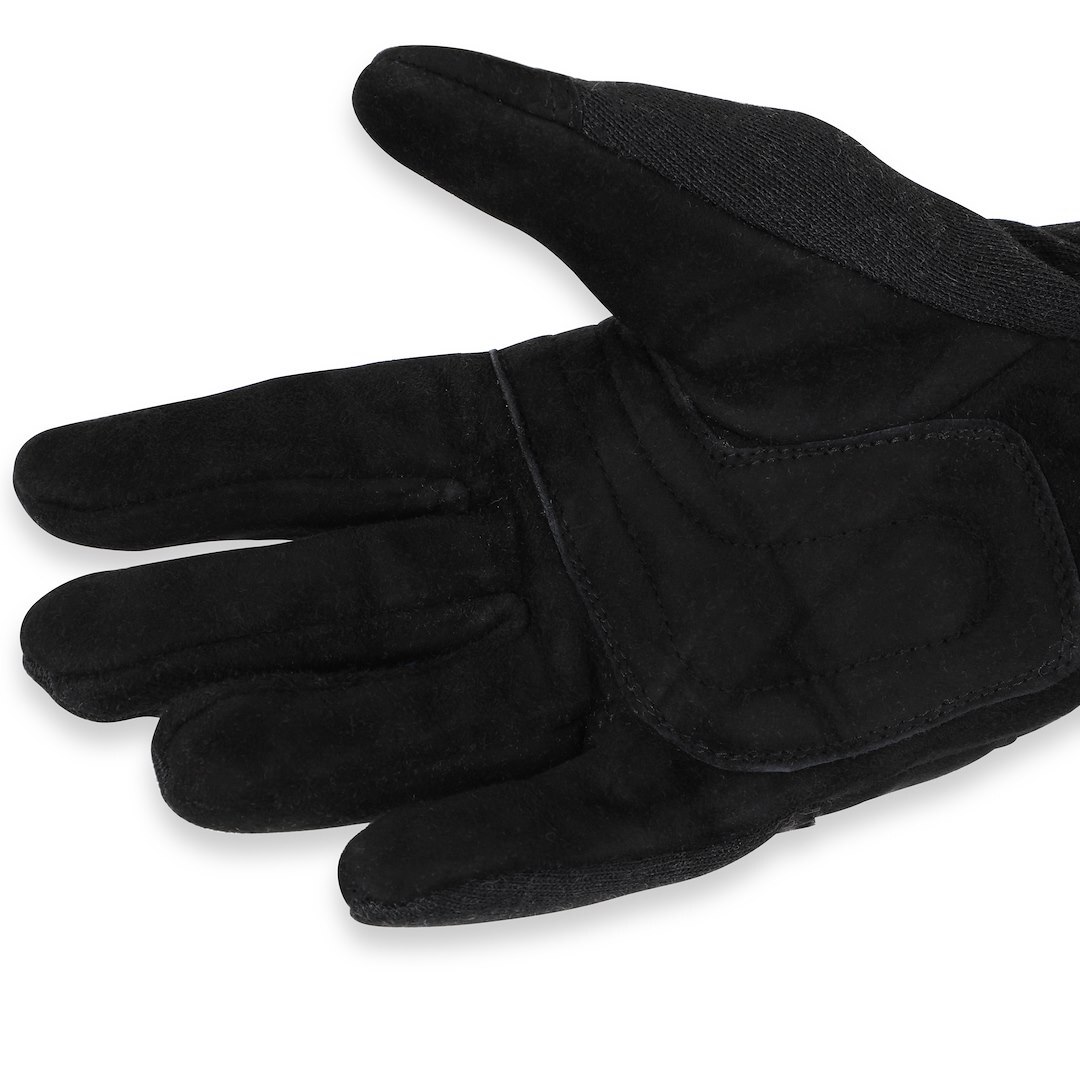 Racequip Safequip 2 Layer Large Black/Black 355 Series Driving Gloves P/N 355005