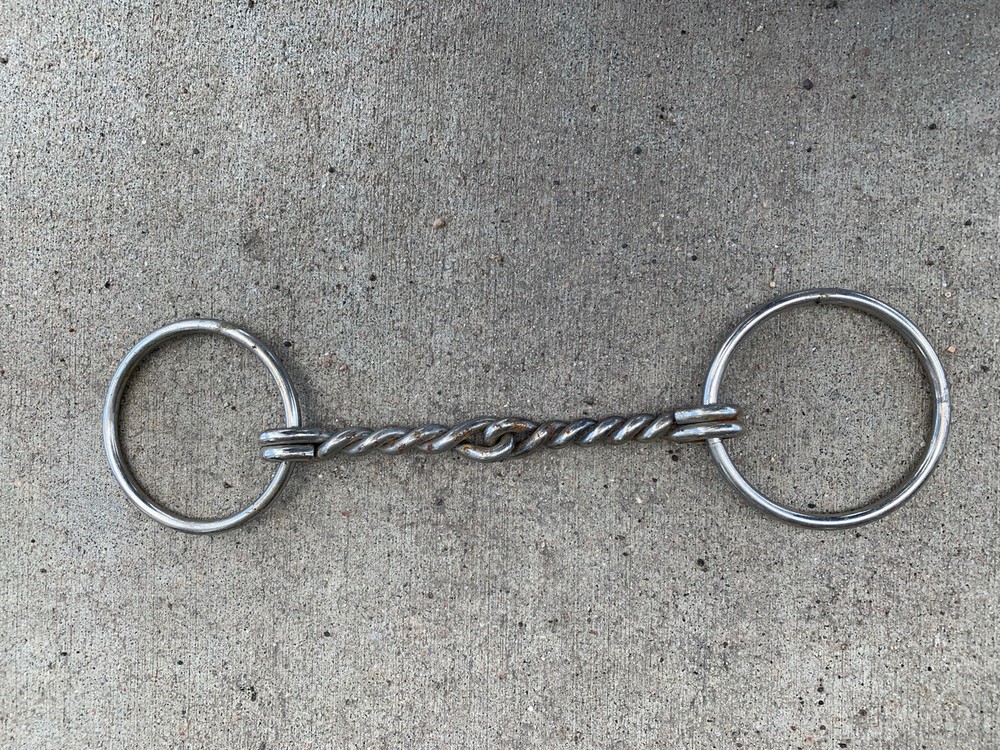 O Ring Twisted Snaffle Horse Bit