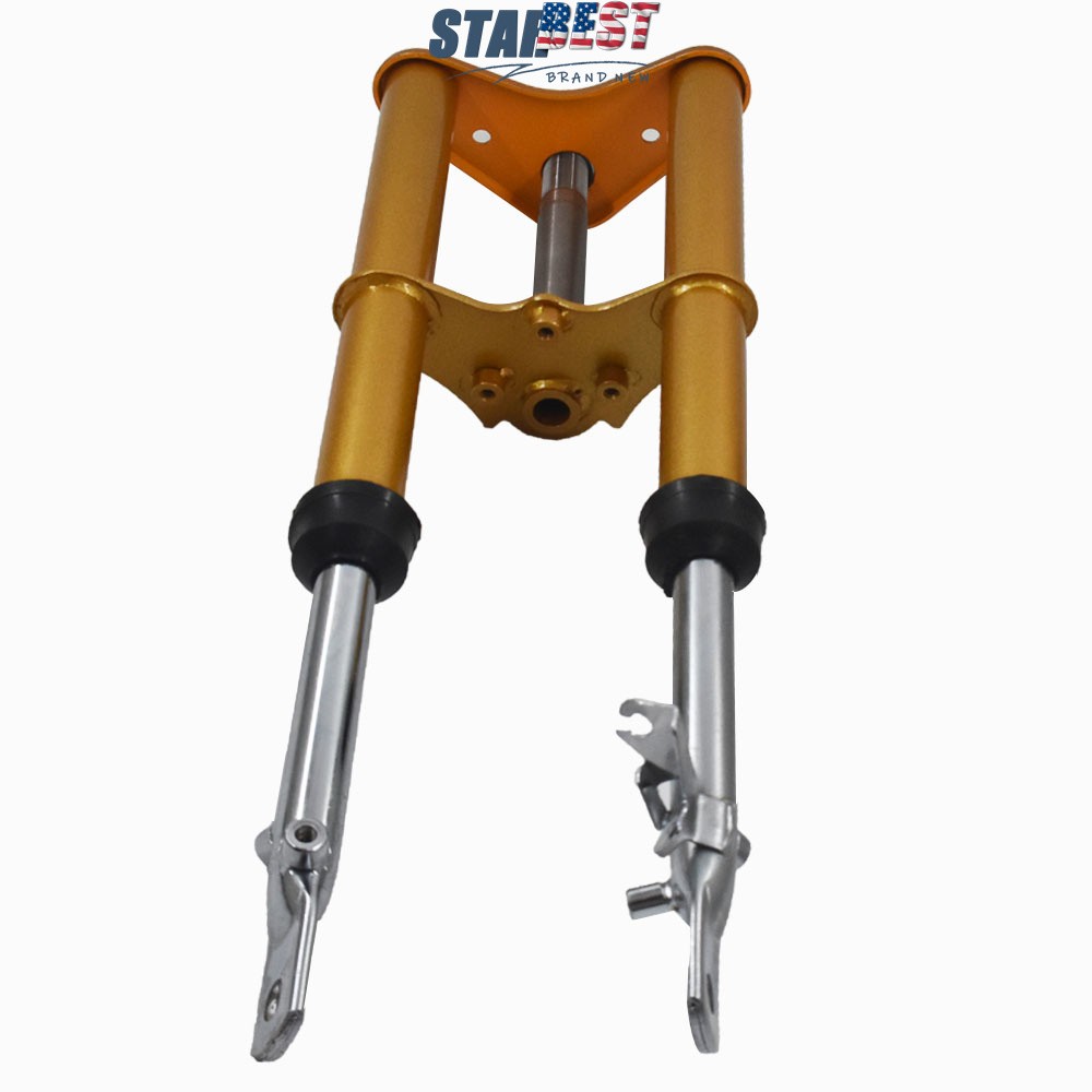 Stock Front Forks Suspension For Honda CRF XR 50 CRF50 XR50 Z50 Drum Brake Gold