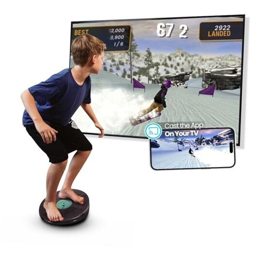 GoBalance Board - App-Enabled Balance Board. Smart Bluetooth GoBalance Play