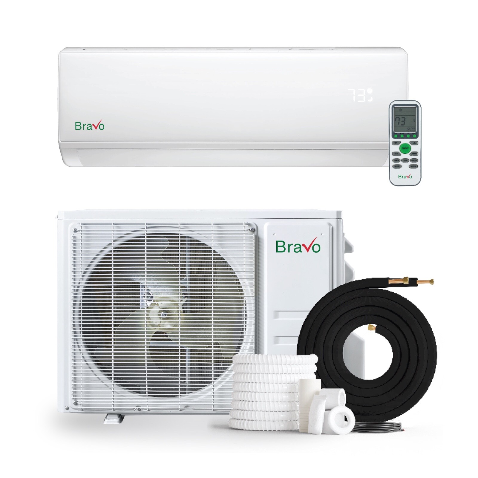 36000 BTU 17 SEER BRAVO Mini Split Heat Pump Air Conditioner 230V