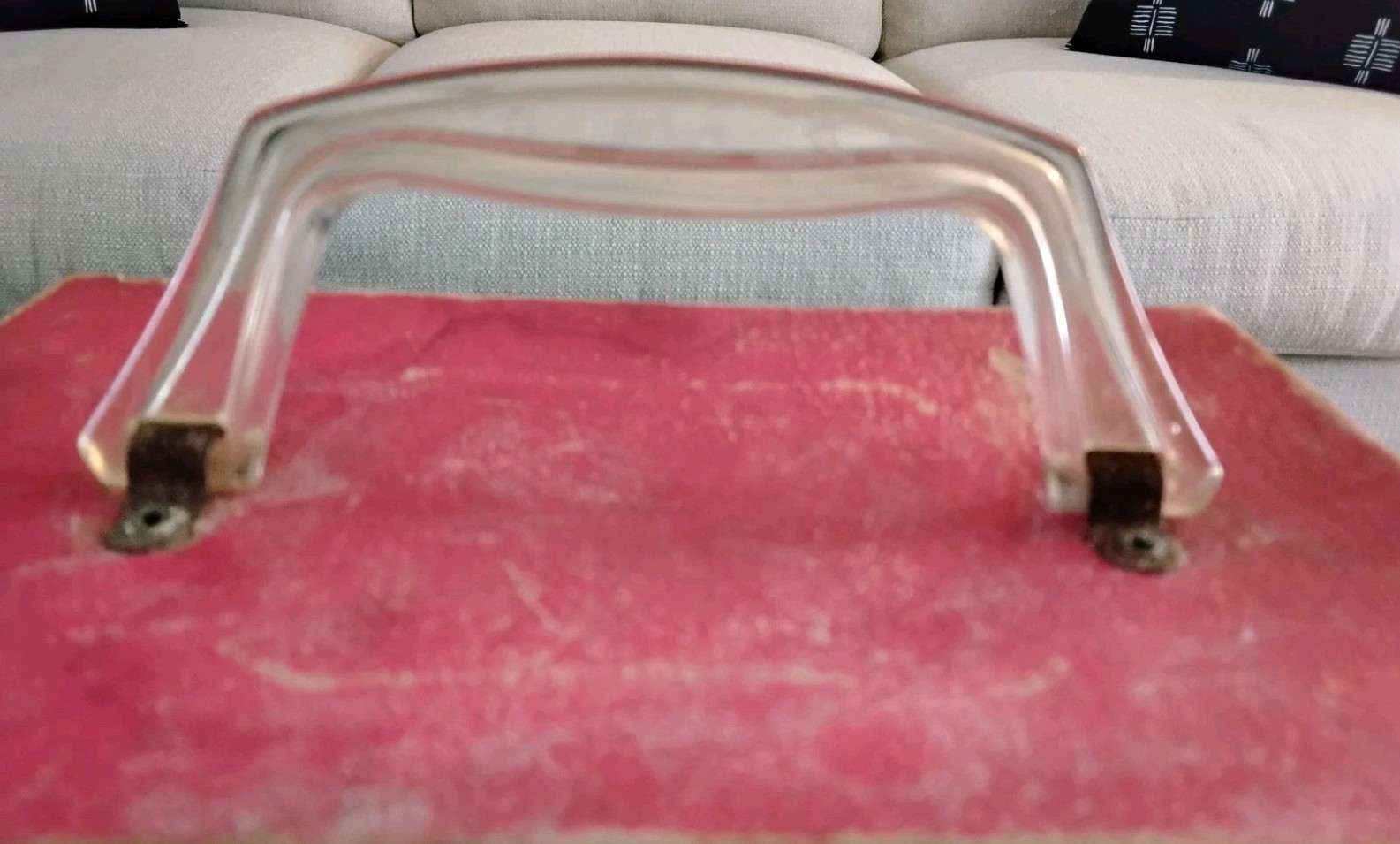 Platter-Pak 1960s Psychedelic Vinyl Record Storage Box Case 45 45’s 1 Owner Pink