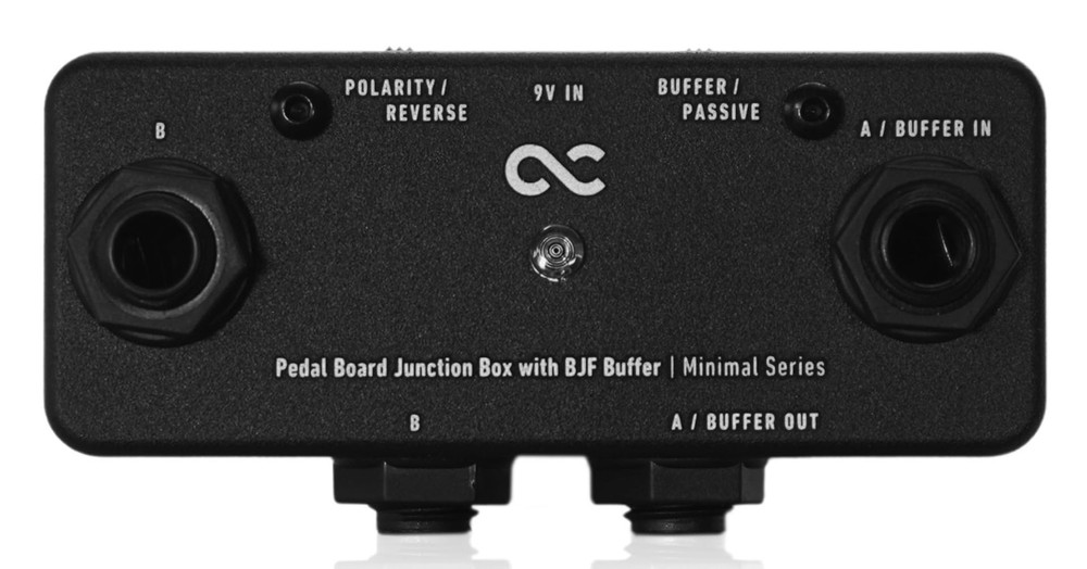 One Control Minimal Series Pedal Board Junction Box with BJF Buffer Effect