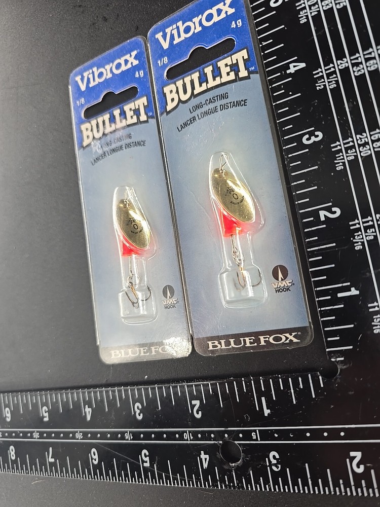[2] Blue Fox Vibrax Bullet 1/8 OZ